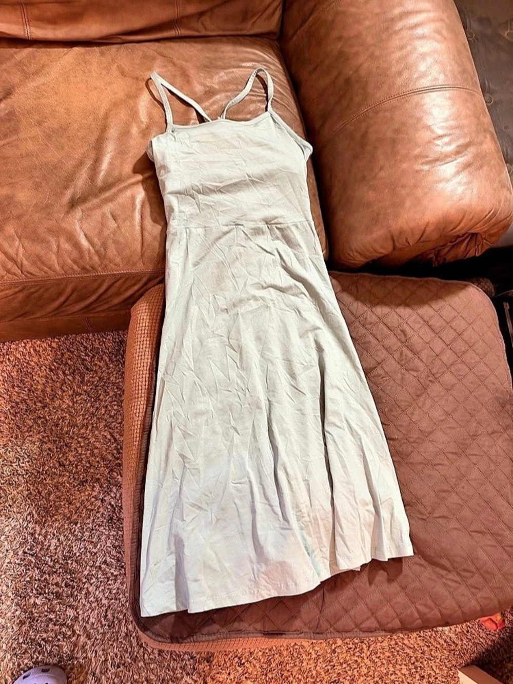 pact midi Dress in light blue/Green Size large